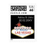 Vegas  wedding stamps