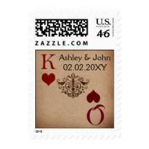 Vegas  wedding stamps