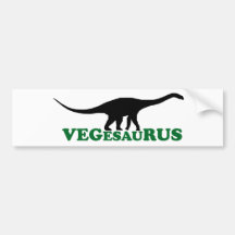 Vegesaurus Bumper Stickers