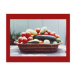 Vegetable Basket Postcards