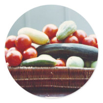 Vegetable Basket stickers by lalagniappe Vegetable Basket stickers