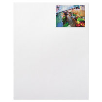 Vegetable Boat Venice Italy Letterhead Design