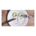 Vegetable Face Personalized Photo Card