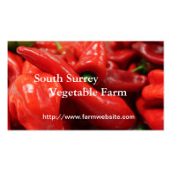 vegetable farm business card business card template