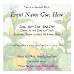 Vegetable Garden Custom Invitations