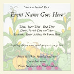 Vegetable Garden invitations