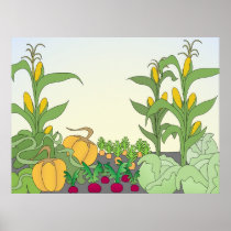 Vegetable Garden Poster