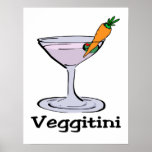 Vegetable Martini: Veggitini Poster