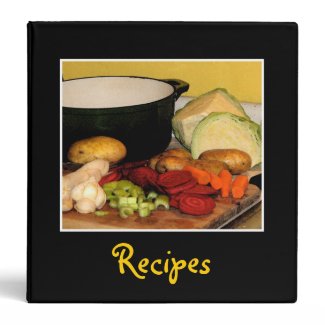 Vegetable Soup Recipes 3 Ring Binder