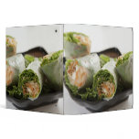 Vegetable Spring Rolls 3 Ring Binders