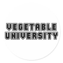 Vegetable University stickers