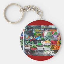 Vegetables as Art Keychain