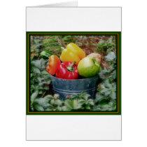 Vegetables in a Bucket cards by Lollipopdesigns Vegetables in a Bucket cards