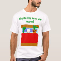 Vegetables keep you warm! t-shirts by aarpodo Vegetables keep you warm! t-shirts
