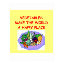 vegetables postcards
