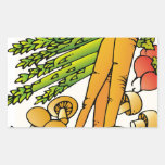 Vegetables Rectangle Sticker