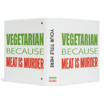 Vegetarian 3 Ring Binders