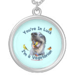 Vegetarian Bird Dog Custom Necklace