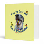 Vegetarian Bird Dog Vinyl Binders