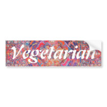 Vegetarian Bumper Sticker