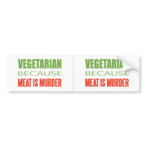 Vegetarian Bumper Stickers