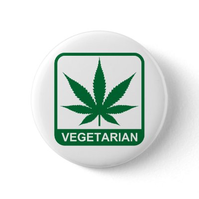 Vegetarian Buttons by raggedshirts