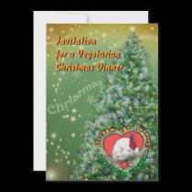 Vegetarian Christmas Dinner invitations
