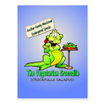VEGETARIAN CROCODILE PRINT
