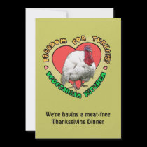 Vegetarian Dinner invitations