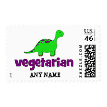 Vegetarian - Dinosaur Design Postage