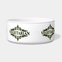 Vegetarian Dog Food Bowl