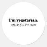 Vegetarian Exception, Fish Tacos Sticker