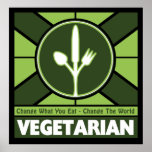 Vegetarian Flag Posters