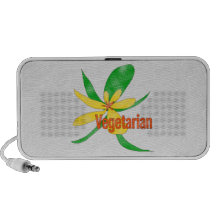 Vegetarian Flower Notebook Speaker