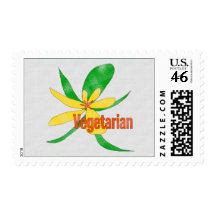 Vegetarian Flower Postage