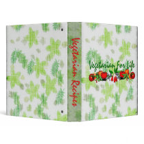 Vegetarian For Life 3 Ring Binders