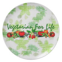 Vegetarian For Life Dinner Plate