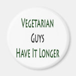 Vegetarian Guys Have It Longer Refrigerator Magnet