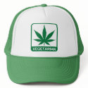 Vegetarian hats by raggedshirts Vegetarian hats
