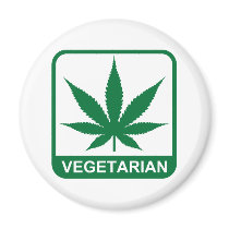 Vegetarian magnets by raggedshirts Vegetarian magnets