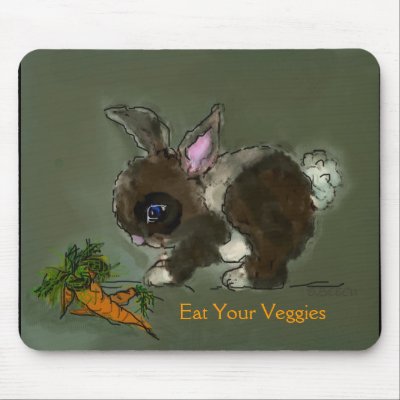 Vegetarian Mousepad by dreamingagain