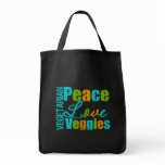 Vegetarian Peace Love Veggies bags