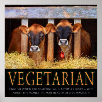 Vegetarian! Print