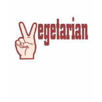 Vegetarian Salute t-shirts by HandsomeDevil Vegetarian Salute t-shirts