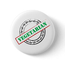 Vegetarian Stamped Button