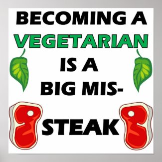 Vegetarian Steak Full print