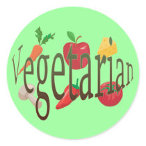 Vegetarian stickers