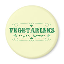Vegetarian Taste magnets by smallhandsdesigns Vegetarian Taste magnets
