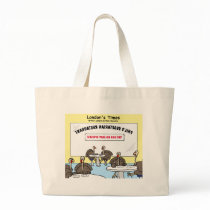 Vegetarian Turkey Offbeat Cartoon Funny Gifts Tote Bags