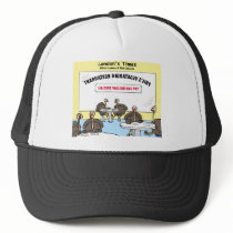 Vegetarian Turkey Offbeat Cartoon Funny Gifts hats